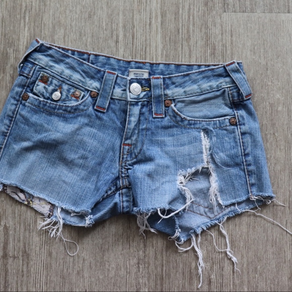 True Religion Pants - True Religion Cut offs